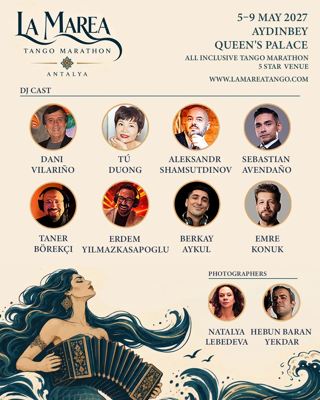 La Marea Tango Marathon, Antalya · DJ Cast